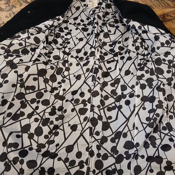 TULLE Black Wool Blend Peacoat S - Picture 5 of 10